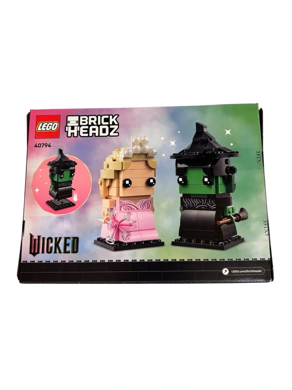 Lego BrickHeadz Wicked Elphaba & Glinda Figures Set (#40794) - Picture 3 of 8